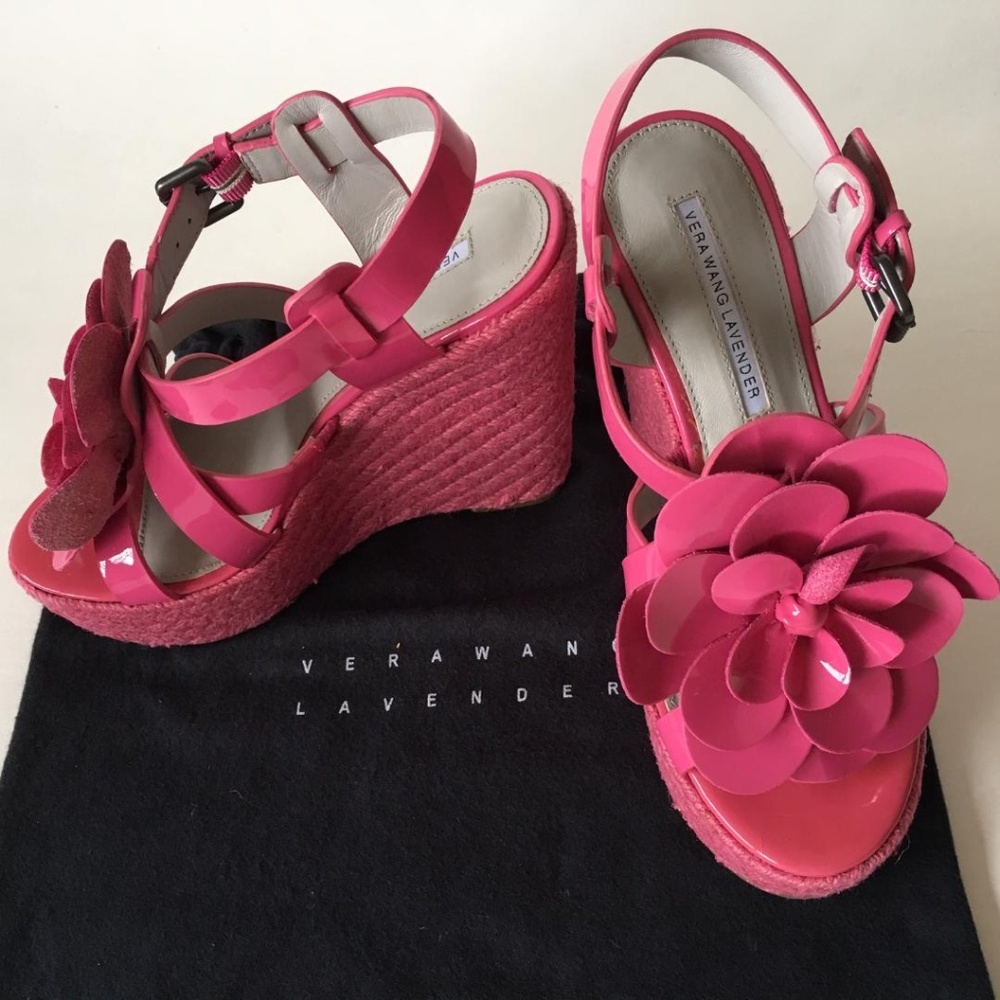 Vera Wang "PENNY" platform, sandals espadrilles